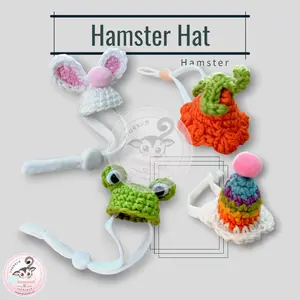 Hamster Hat  Crochet | Topi Rajut Hamster |