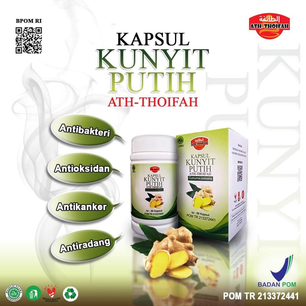 Kapsul kunyit putih/obat alergi pada kulit/obat kanker