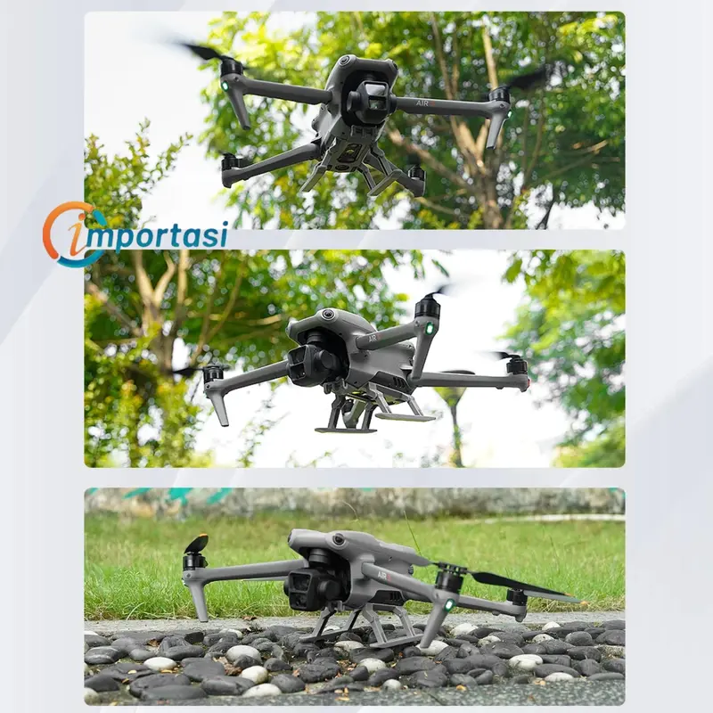 BRDRC Foldable Landing Gear DJI Air 3S / 3 Peninggi Kaki Legs Extension 4
