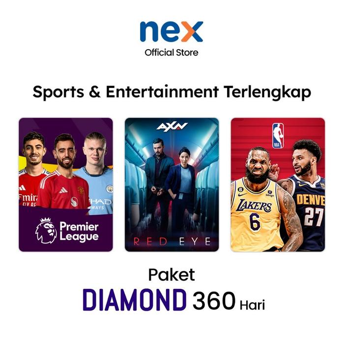 Gambar Nex Parabola Paket Diamond 360 Hari dari Nex Official TV Kota Administrasi Jakarta Barat Tokopedia