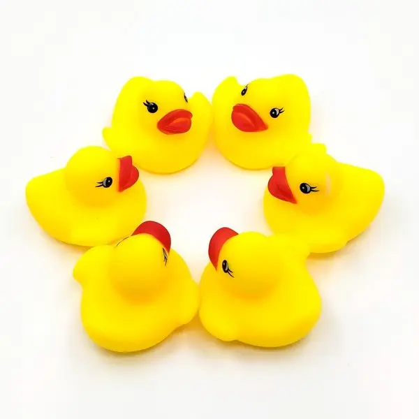 Mainan bebek Bayi (ISI 6 Pcs) Kamar Mandi karet BABY DUCK SNI duck 7