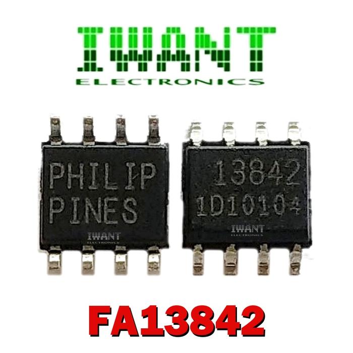 10 PCS UC3842BD SOP-8 SMD Controllers - UC3842 3842B Integrated Circuits Chip (Wahkitsing)