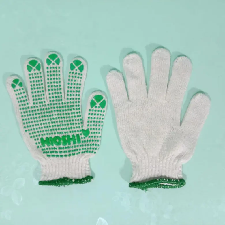 Sarung Tangan Dot Bintik-Bintik Hijau Per Pasang 1