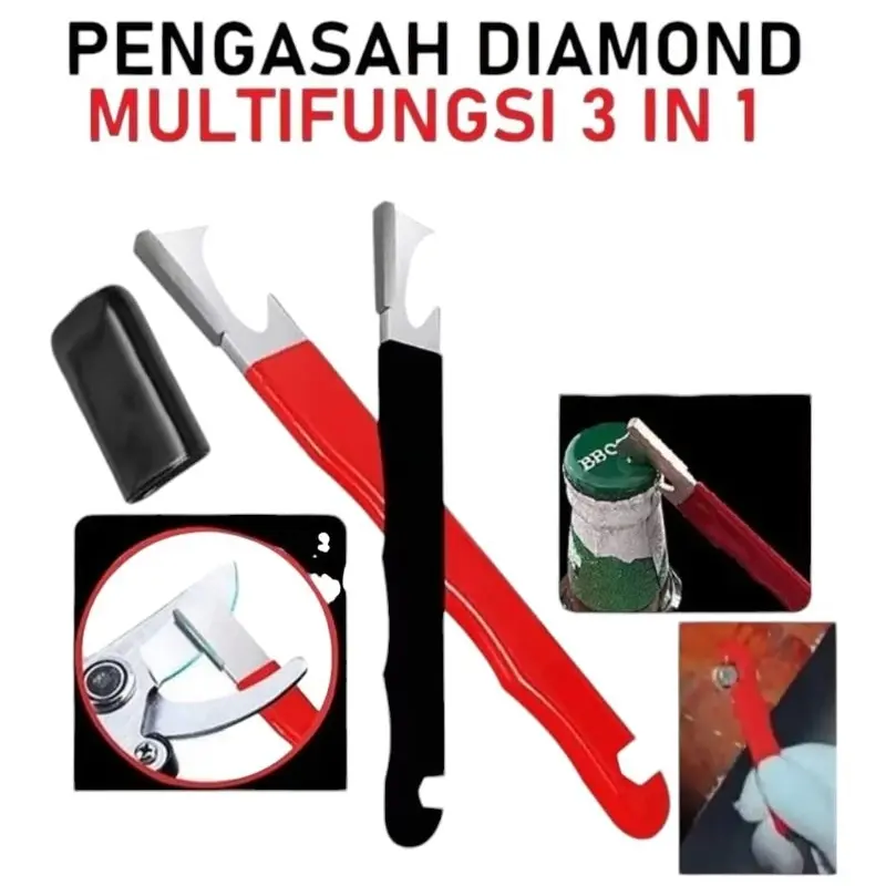 RAUTAN LUAR RUANGAN PENGASAH PISAU GUNTING KAMPAK PEMBUKA TUTUP BOTOL