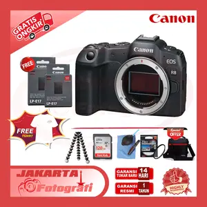 Canon EOS R8 BODY Kamera Mirrorless 24.2MP Full-Frame CMOS Sensor 4K60p 10-Bit Internal Video Garansi 1 Tahun Jakarta Fotografi