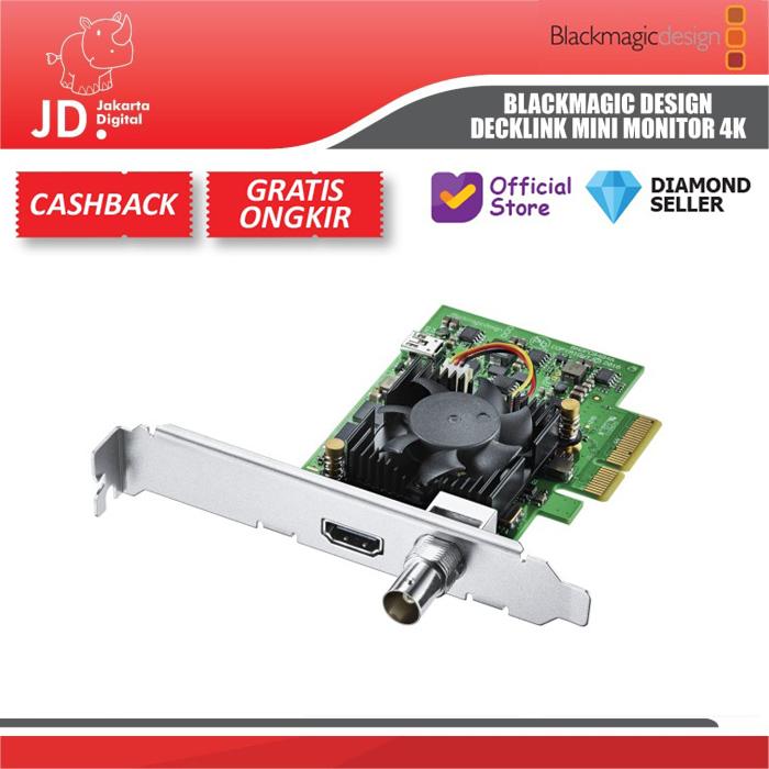 Gambar Blackmagic Design DeckLink Mini Monitor 4K dari Jakarta Digital 8 Kota Administrasi Jakarta Pusat Tokopedia