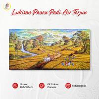 Gambar Lukisan air terjun indah berkualitas dari Lukisan Bandung Kota Bandung 4 Tokopedia