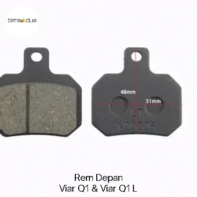 Kampas Rem Depan / Pad Viar New Q1 / New Q1 L