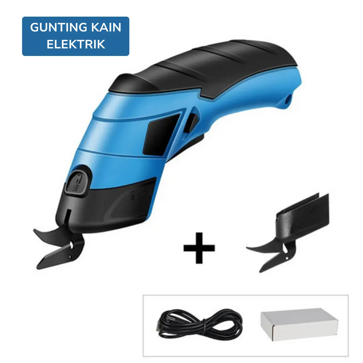 Gunting Kain Mini Elektrik Multifungi Baterai 2000 mAh