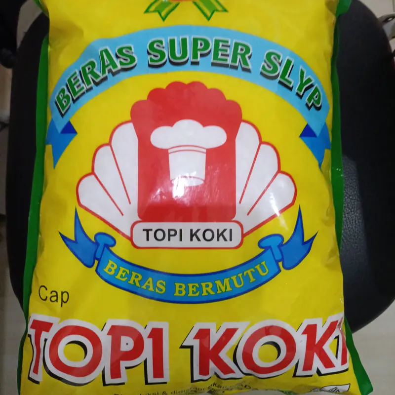 beras topi koki super slip pulen 5kg 0