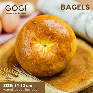 Fresh Bagel Bread Roti Bagel Plain Cheese Bagel Oats Bagel Multigrain