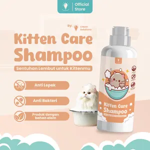 Clever Solutions -  Kitten Care Shampoo. Shampoo anak kucing/anjing. Shampoo kitten. Shamoo kucing kecil