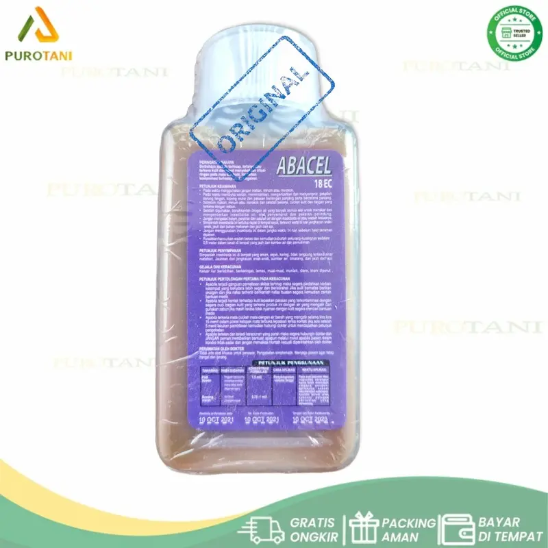 Insektisida Abacel 18EC Obat Hama Serangga Abamectin 18 EC ABACEL 18 EC kemasan100 ml dan 250 ml