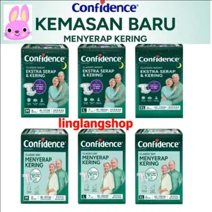 confidence CLASSIC day & night M8 L7 XL6 M L XL popok perekat dewasa
