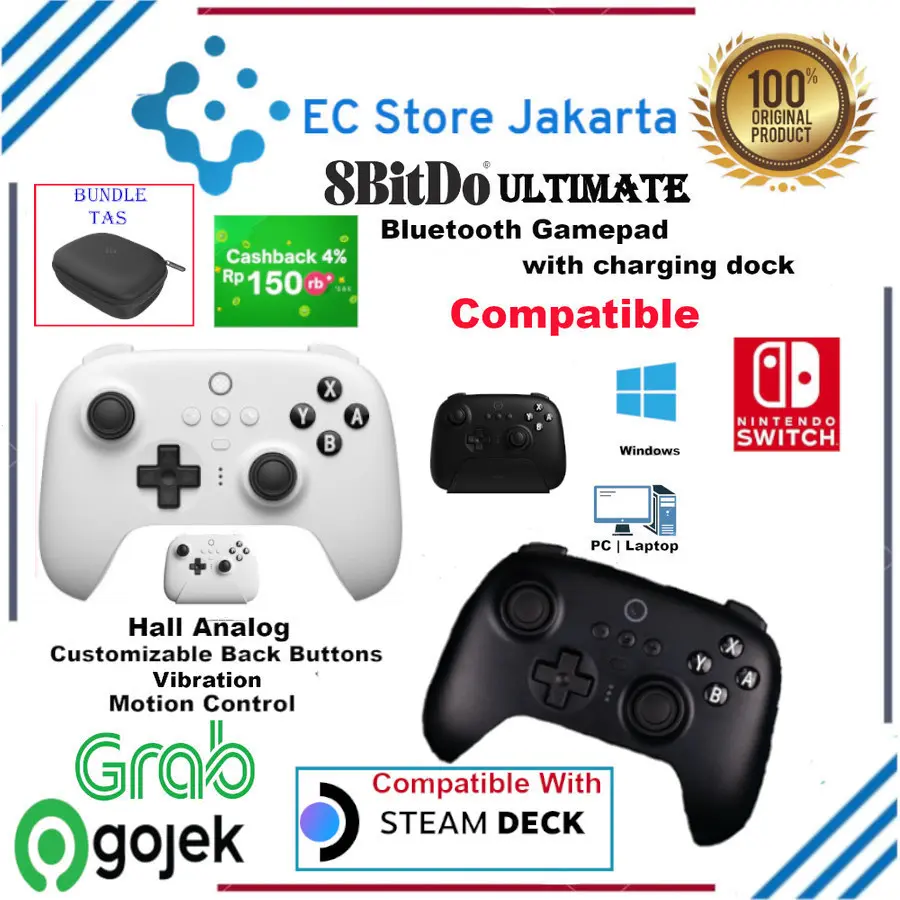 8Bitdo Ultimate Bluetooth Gamepad Wireless Controller Switch Windows