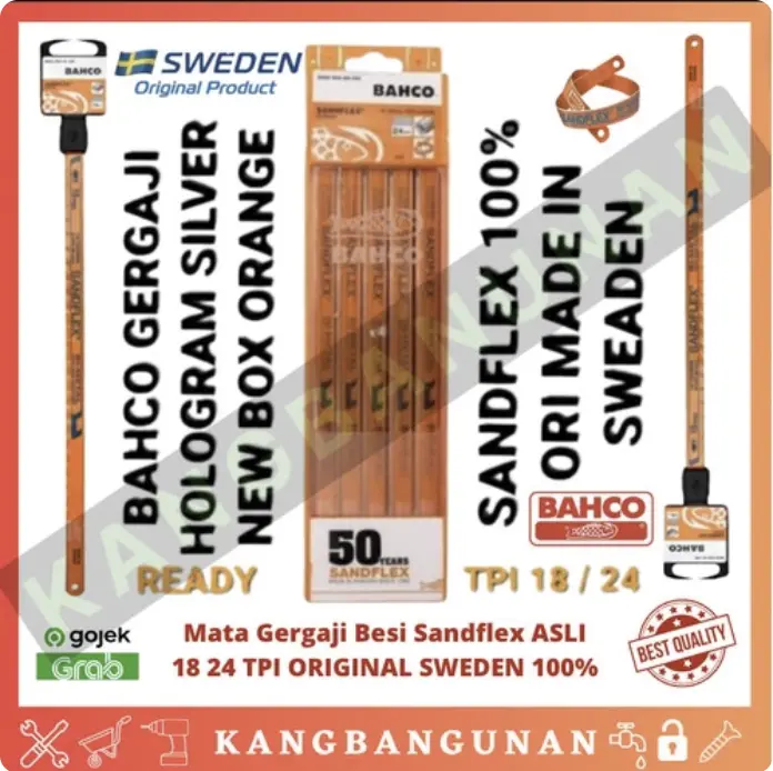 Mata Gergaji Besi Bahco Sandflex Sanflex - 18T