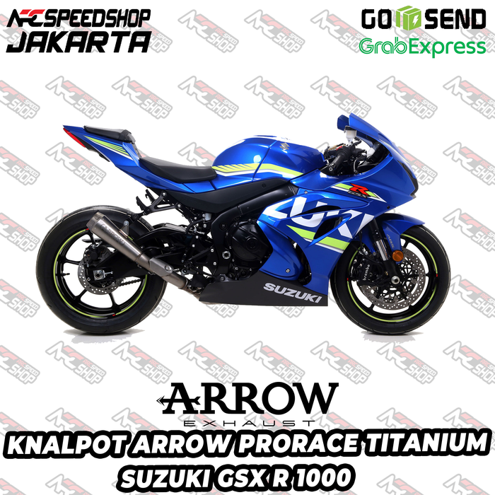 Jual Knalpot Arrow Exhaust PRORACE PRO RACE TITANIUM / RACETECH