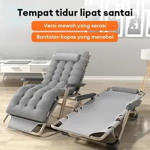Tempat Tidur Lipat Kursi Malas kursi santai luar ruangan Kursi Lipat Kantor Kursi Santai Ranjang