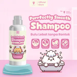 Clever Solutions - Purrfectly Smooth Shampoo. Shampo Bulu. Shampo anabul anti rontok. Shampoo bulu anabul