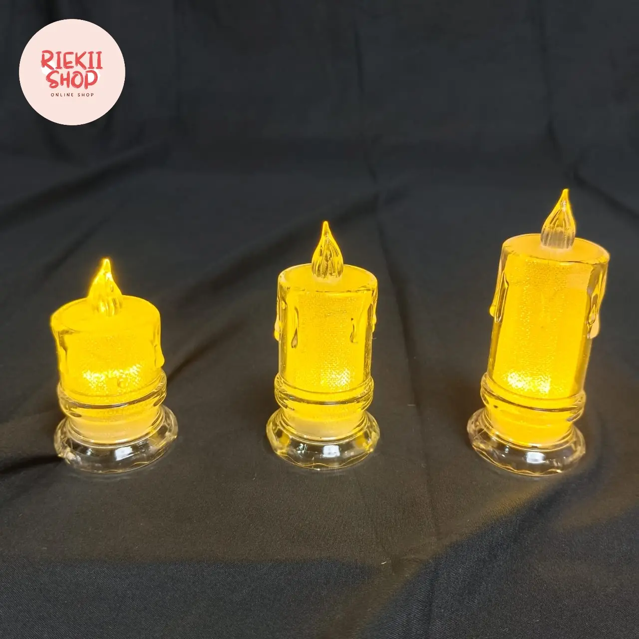 Lilin elektrik LED premium hias korea aesthetic lilin natal lilin altar lampu tidur korea model melted candle