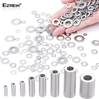 Gambar Ezren EZ-0590 Spacer Metal 304 Stainless Steel Flat Washer Set M2-M10 Box Set Screw Washer 360Pcs dari House Sparepart Kab. Tangerang 3 Tokopedia