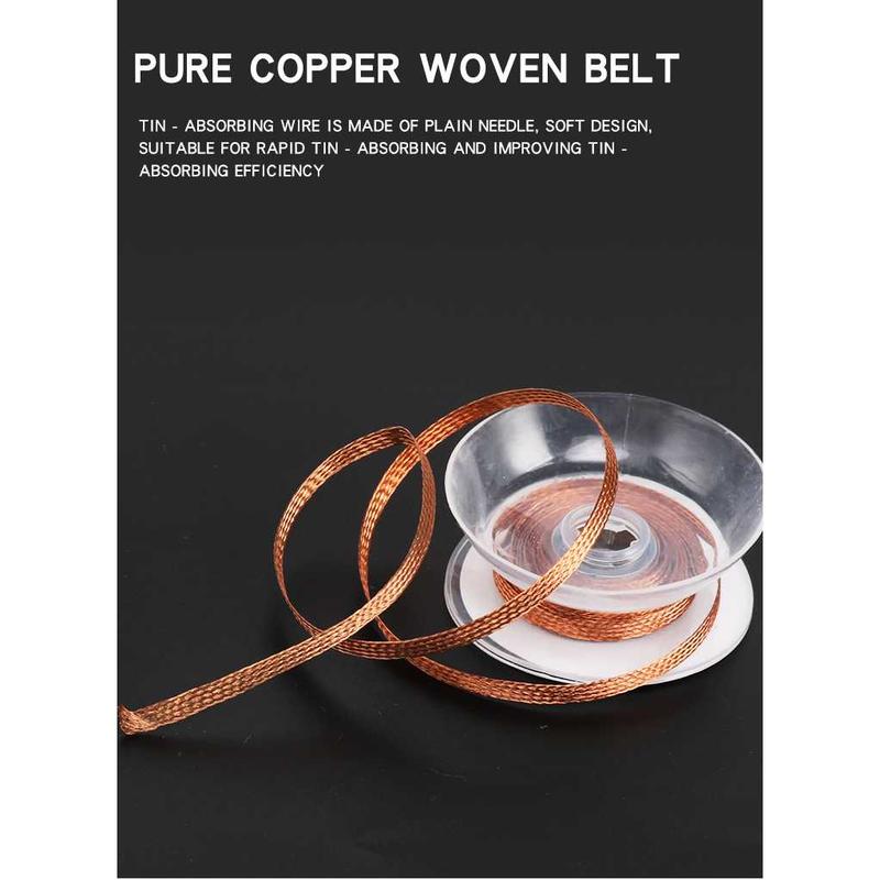 MHJ Pita Solder Pembersih Timah Soldering Wick 3.5mm 1.5m - H35 timah  solder 7