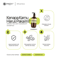 Gambar Dancoly Green Tea Anti Dandruff Shampoo | For Dandruff Hair or Hair With Abnormal Sebum Secretion ) |  Shampoo Anti Ketombe - 80 ml  dari Dancoly Kota Administrasi Jakarta Utara 2 Tokopedia