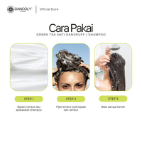 Gambar Dancoly Green Tea Anti Dandruff Shampoo | For Dandruff Hair or Hair With Abnormal Sebum Secretion ) |  Shampoo Anti Ketombe - 80 ml  dari Dancoly Kota Administrasi Jakarta Utara 4 Tokopedia