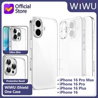 Gambar Case iPhone 16 Pro Max / 16 Pro / 16 Plus / 16 WiWU iShield One TPU Clear Slim Casing (ZCC-108) - iPhone 16 Plus dari WiWU Official Kota Bekasi 1 Tokopedia