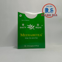 Gambar Daun Hijau Mediabetea Untuk Diabetes Ramuan Turun Temurun (eceran 1 Sachet) dari TO Riang Ria Kota Administrasi Jakarta Utara 3 Tokopedia