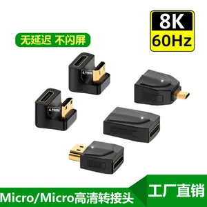 MiniHDMI Male to Female Adapter MicroHDMI Camera Laptop Camcorder Connector Elbow Plug