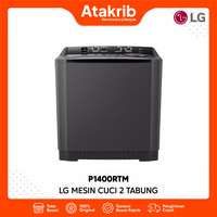 Gambar LG MESIN CUCI 2 TABUNG P1400RTM Kapasitas 14 Kg dari Atakrib Elektronik Yogyakarta Kab. Sleman 1 Tokopedia