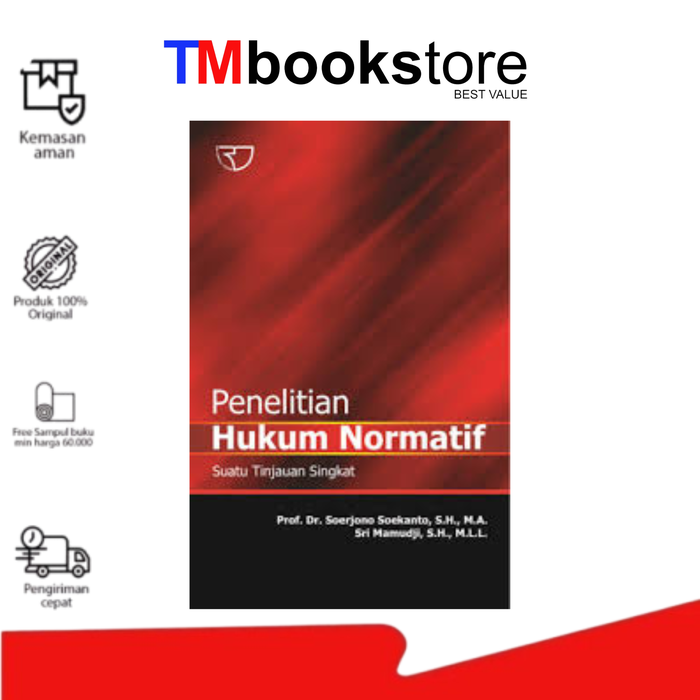 Gambar BUKU PENELITIAN HUKUM NORMATIF Soerjono Soekanto dari TMbookstore Best Value Kota Depok Tokopedia