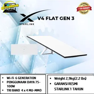 STARLINK V4 FLAT GEN 3 ANTENA WIFI INTERNET KIT