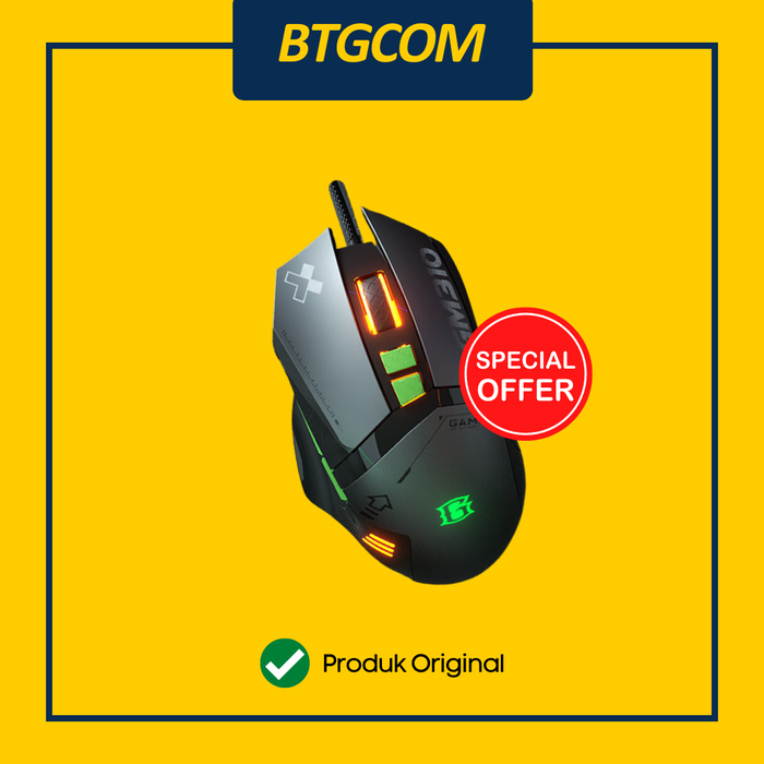 Gambar MOUSE GAMING GAMEN GM310 RGB 7200DPI WITH 6 TOMBOL MACRO dari btgcom Kota Denpasar Tokopedia