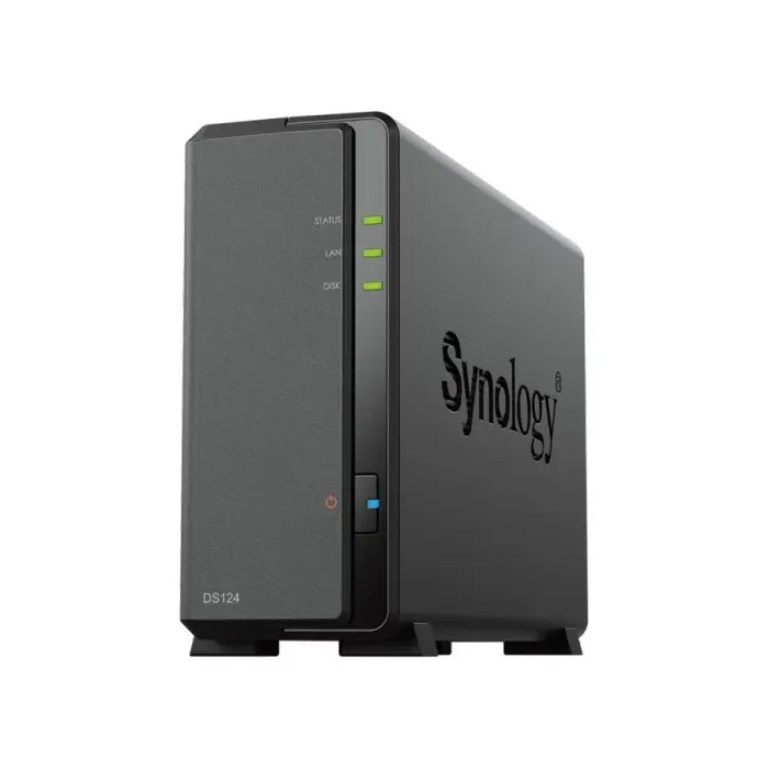 Synology DS124 1-Bay NAS 4-Core 1GB DDR4