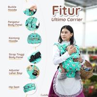 Gambar gendongan bayi ultimo cuddle me M shape gendongan depan ssc ergonomis - sheepcount red dari Kynkin Kab. Bogor 4 Tokopedia