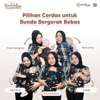 Gambar gendongan bayi ultimo cuddle me M shape gendongan depan ssc ergonomis - sheepcount red dari Kynkin Kab. Bogor 1 Tokopedia