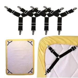 1 set penjepit jepitan sprei anti kusut (satu set isi 4)