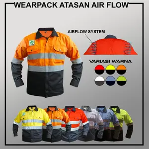 Wearpack Atasan Werpak Kerja Baju Kerja Pria Lengan Panjang - Variasi Airflow