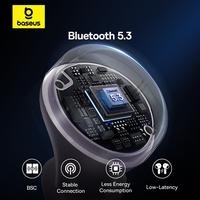 Gambar TWS BASEUS BOWIE E18 ENC TRUE WIRELESS EARBUDS BLUETOOTH 5.3 IPX4 ANTI KERINGAT dari btgcom Kota Denpasar 4 Tokopedia