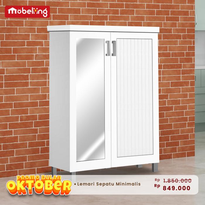 Gambar Mobeliving - Rak Sepatu kecil murah furniture dari Mobeliving Furniture Kab. Bogor Tokopedia