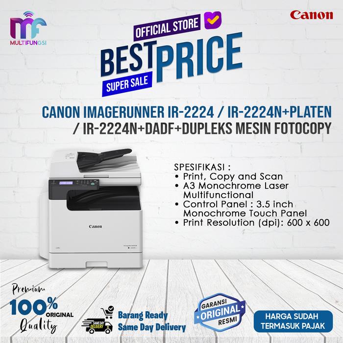 Jual Canon imageRunner iR-2224 / iR-2224N+Platen / iR-2224N+DADF ...