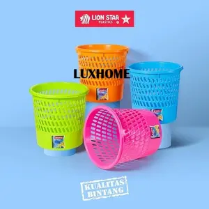 KERANJANG SAMPAH GRILL BIN 10LT C-30 LIONSTAR / TEMPAT SAMPAH BULAT 10 LITER C30 LIONSTAR - ROUND TRASHBIN 10 LITRE LIONSTAR