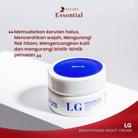 Gambar Kusuma Beauty Brightening Night Cream LG - Essential Brightening Series - Krim MalamPencerah Wajah dari Kusuma Beauty Clinic Kota Tangerang 1 Tokopedia