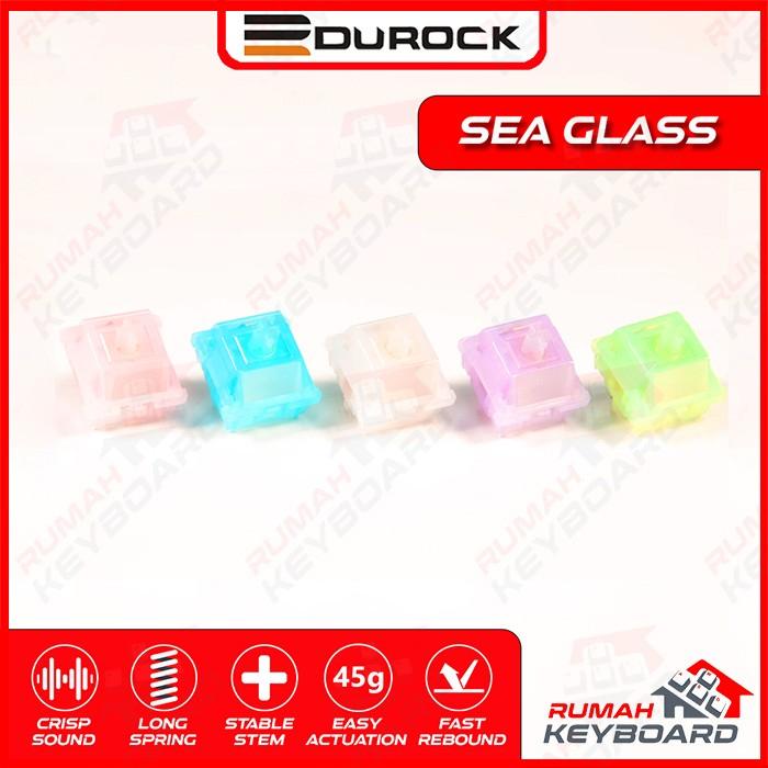 Gambar SWITCH - DUROCK - SEA GLASS - 5 PIN - 45G  - LINEAR - LONG POLE - BLUE dari Rumah-Keyboard Kota Administrasi Jakarta Barat Tokopedia