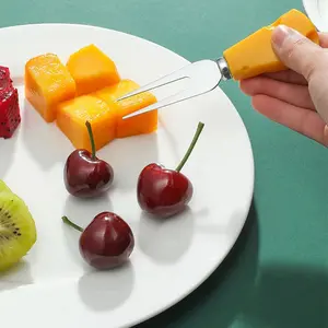 Stainless Steel Cheese Knife Set Butter Blade Fork Knife Cute Cheese Slicer Share: Product Information Section 6pcs set Pisau Keju