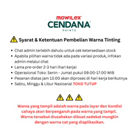 Gambar Mowilex Cendana Interior Paint Cat Dinding TINTING COLOUR 25 Kg - A - Whisper, 25 Kg dari Mowilex Indonesia Kota Administrasi Jakarta Barat 2 Tokopedia