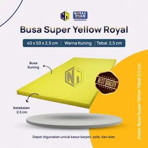 Busa Super Yellow ukuran 40x50x2,5 cm - Busa Royal Foam