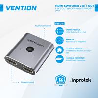 Gambar Vention HDMI Switcher 2 In 1 Out / 1 In 2 Out Backward Support - AFL dari Inprotek Kota Administrasi Jakarta Barat 1 Tokopedia